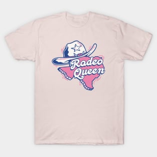 Retro Texas Rodeo Queen Cartoon T-Shirt